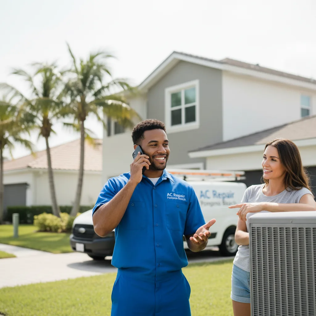 AC Repair Pompano Beach customer support in Forney